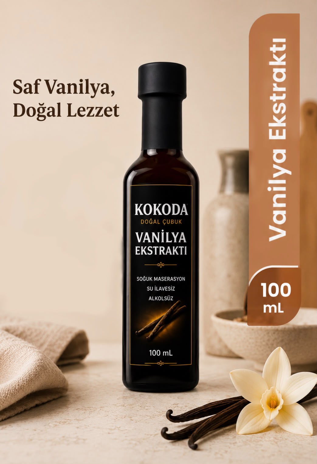 Vanilya Özütü (Ekstraktı) 100ml
