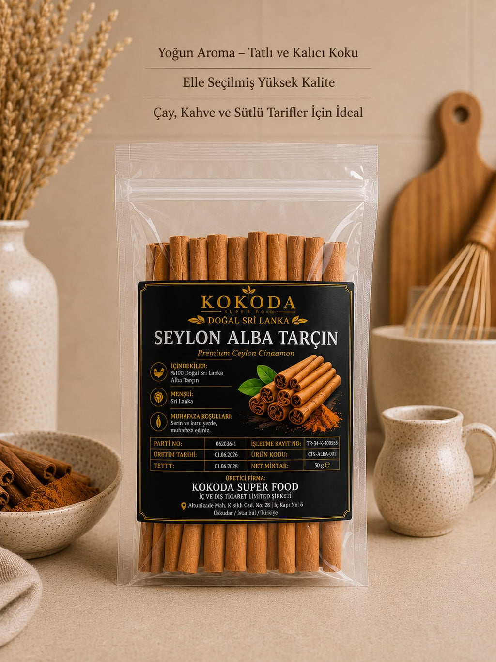 Seylon Alba Çubuk Tarçın -Srilanka -50GR